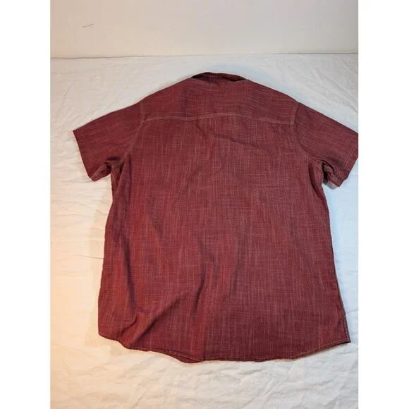 G. H. BASS & CO Red Button Front Shirt, Men's Size XL O20 - Picture 7 of 7